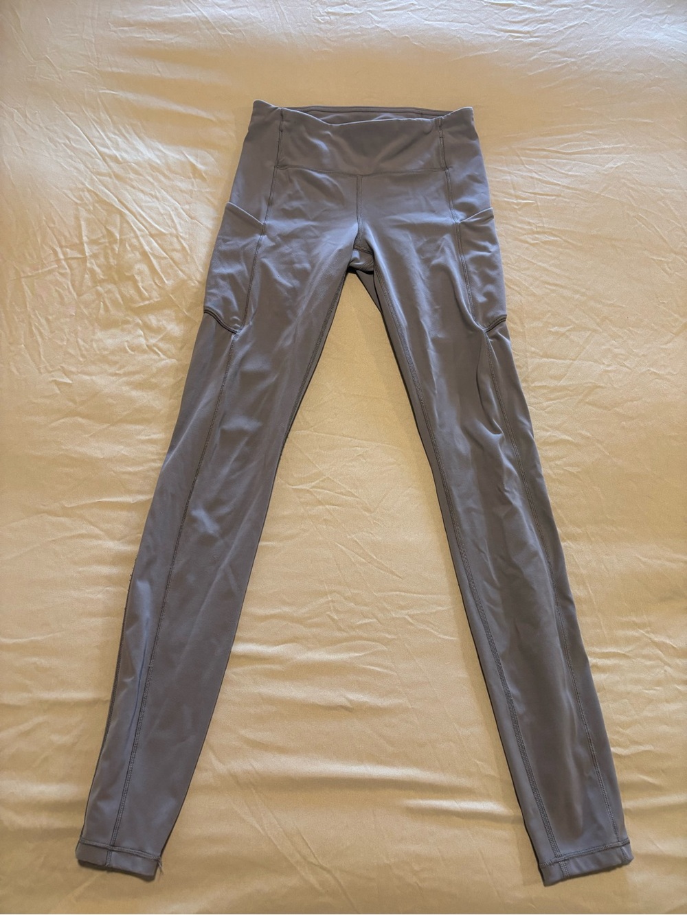 lululemon athletica 4 Sage Green High-Waist Skinny Leggings Multiple Pockets